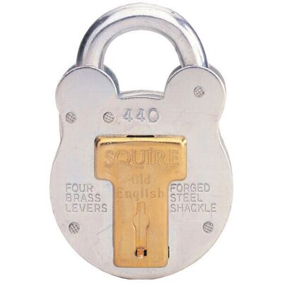 Henry Squire HSQ440 Old English Padlock - 51mm Steel Case - Padlock Henry Squire HSQ440 Old English Padlock - 51mm Steel Case - Padlock