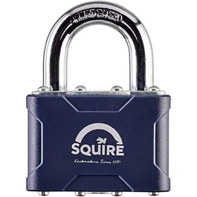 Henry Squire HSQ39 39 Stronglock Padlock - High Security Steel Lock for Shed, Garage, Gate Henry Squire HSQ39 39 Stronglock Padlock - High Security Steel Lock for Shed, Garage, Gate