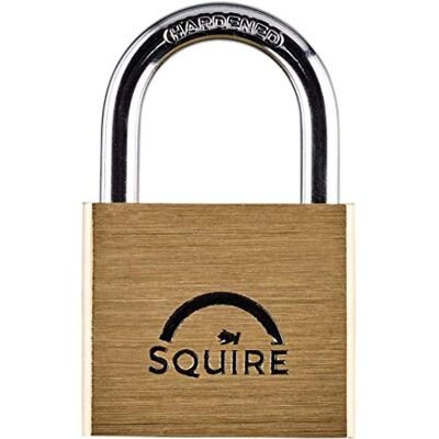 Squire LN4 Brass Padlock - 5-Pin 40mm Security Lock Squire LN4 Brass Padlock - 5-Pin 40mm Security Lock