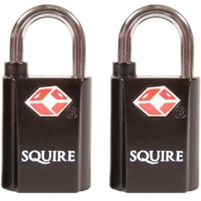 Squire Cadenas Approuvés TSA Pack Double - Lock de Bagage - Publicité Squire Cadenas Approuvés TSA Pack Double - Lock de Bagage - Publicité