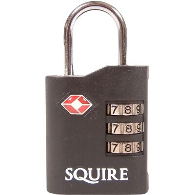 Squire Modèle DFTSACOMBI35 Serrure à combinaison TSA - Publicité Squire Modèle DFTSACOMBI35 Serrure à combinaison TSA - Publicité