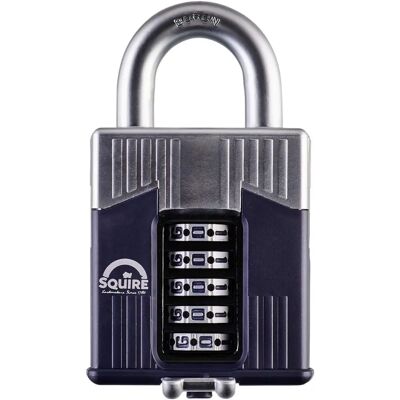 Squire Warrior Hoogbeveiligde 65mm Blauw Hangslot - Open Beugel Squire Warrior Hoogbeveiligde 65mm Blauw Hangslot - Open Beugel
