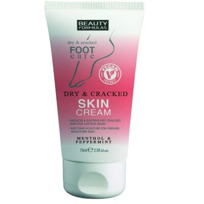 Beauty Formulas Crème pour les Pieds Menthol et Menthe - Peau sèche et craquelée - 75 ml Beauty Formulas Crème pour les Pieds Menthol et Menthe - Peau sèche et craquelée - 75 ml