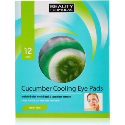 Beauty Formulas Pelle Chiara Maschere Per Gli Occhi Con Cetriolo Rinfrescanti - 12 pz Beauty Formulas Pelle Chiara Maschere Per Gli Occhi Con Cetriolo Rinfrescanti - 12 pz