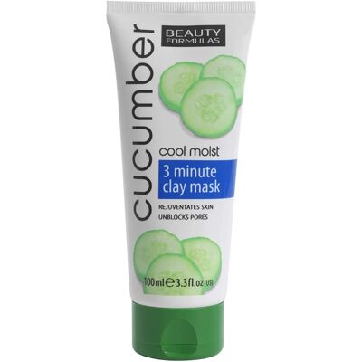 Beauty Formulas Masque visage au concombre - 100ml Beauty Formulas Masque visage au concombre - 100ml