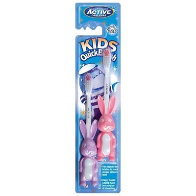 Beauty Formulas Kinder Schnellbürste 3-6 Jahre Kaninchen 2 Stück Beauty Formulas Kinder Schnellbürste 3-6 Jahre Kaninchen 2 Stück