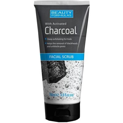 Beauty Formulas Peeling z Węgla Aktywnego - Peeling Twarzy Beauty Formulas Peeling z Węgla Aktywnego - Peeling Twarzy