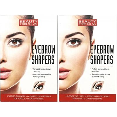 Beauty Formulas Augenbrauenformer - 14 vorgefertigte Streifen Beauty Formulas Augenbrauenformer - 14 vorgefertigte Streifen
