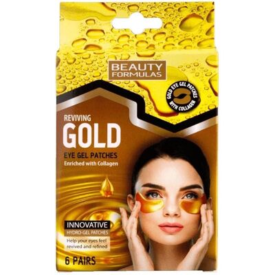 Beauty Formulas Gold Hydrogel-Augenmaske - Aufhellung, Elastizität, Hydratation - Augenmasken Beauty Formulas Gold Hydrogel-Augenmaske - Aufhellung, Elastizität, Hydratation - Augenmasken