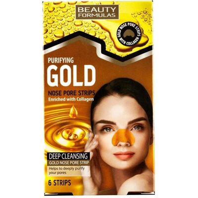 Beauty Formulas Gold Nose Pore Strips - Nose pore strips Beauty Formulas Gold Nose Pore Strips - Nose pore strips