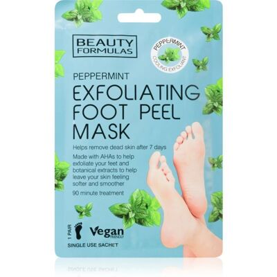 Beauty Formulas Pfefferminz exfolierende Fußmaske - Fußmaske Beauty Formulas Pfefferminz exfolierende Fußmaske - Fußmaske