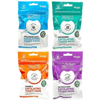 Beauty Formulas Glycolische Säure Make-up Entferner Pads - 30 Stück Beauty Formulas Glycolische Säure Make-up Entferner Pads - 30 Stück