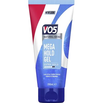 VO5 Brand Mega Hold Styling Gel - Control & Shine - 200ml VO5 Brand Mega Hold Styling Gel - Control & Shine - 200ml
