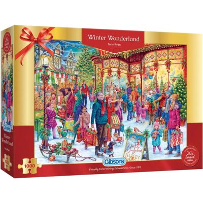 Gibsons Winter Wonderland Édition Limitée Puzzle - Noël - Publicité Gibsons Winter Wonderland Édition Limitée Puzzle - Noël - Publicité