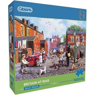 Gibsons Britain at War Puzzel - 100 XXL Grote Stukken Gibsons Britain at War Puzzel - 100 XXL Grote Stukken