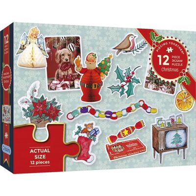 Puzzle de Noël Gibsons de 12 pièces - Puzzle Puzzle de Noël Gibsons de 12 pièces - Puzzle