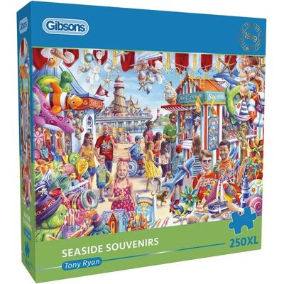 Gibsons Marque Seaside Souvenirs Puzzle XL - 250 Pièces - Publicité Gibsons Marque Seaside Souvenirs Puzzle XL - 250 Pièces - Publicité