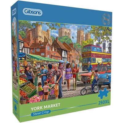 Gibsons York Market XL Legpuzzel - 250 Stukken Gibsons York Market XL Legpuzzel - 250 Stukken