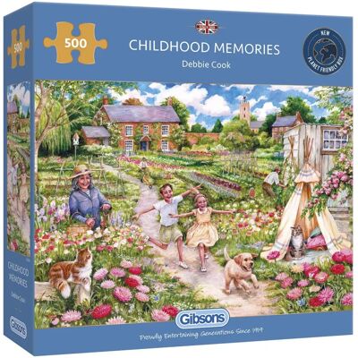 Gibsons Dětství Vzpomínky 500 Dílů Puzzle - Puzzle Gibsons Dětství Vzpomínky 500 Dílů Puzzle - Puzzle