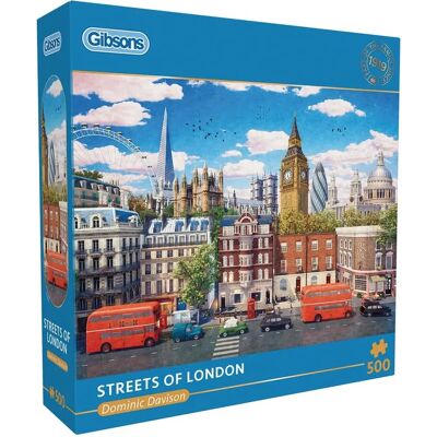 Gibsons Streets of London 500-delige Puzzel - Puzzle Gibsons Streets of London 500-delige Puzzel - Puzzle