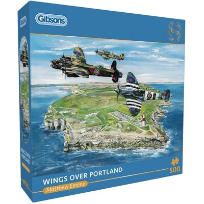 Gibsons Wings Over Portland WWII Aircraft Puzzle - Jigsaw Puzzle Gibsons Wings Over Portland WWII Aircraft Puzzle - Jigsaw Puzzle