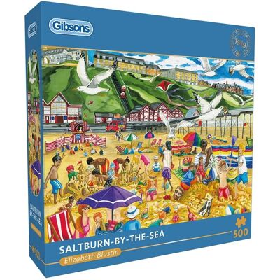 Gibsons Saltburn-by-the-Sea 500 Piece Jigsaw Puzzle - Puzzle Gibsons Saltburn-by-the-Sea 500 Piece Jigsaw Puzzle - Puzzle