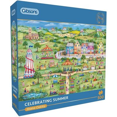 Gibsons Merk Viering Zomer Puzzel van 500 Stukjes - Puzzel Gibsons Merk Viering Zomer Puzzel van 500 Stukjes - Puzzel