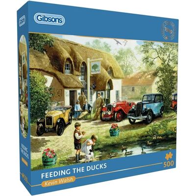 Gibsons Kevin Walsh Feeding the Ducks 500 Puzzle - Jigsaw Puzzle Gibsons Kevin Walsh Feeding the Ducks 500 Puzzle - Jigsaw Puzzle