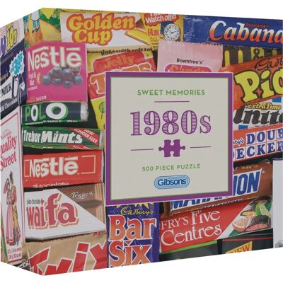 Gibsons Sweet Memories of the 1980s - Puzzle - 500 Pieces Gibsons Sweet Memories of the 1980s - Puzzle - 500 Pieces