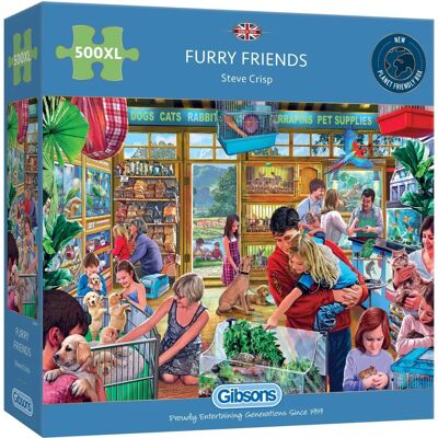Gibsons Chlupatí Přátelé XL Puzzle - Puzel Gibsons Chlupatí Přátelé XL Puzzle - Puzel