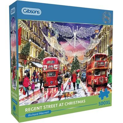 Gibsons - Regent Street Weihnachts Puzzle - 500 XL - Puzzle Gibsons - Regent Street Weihnachts Puzzle - 500 XL - Puzzle