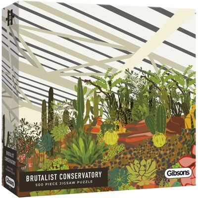 Gibsons Gibsons Conservatory White Logo 500dílné puzzle Gibsons Gibsons Conservatory White Logo 500dílné puzzle