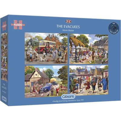 Gibsons The Evacuees 4 Puzzels - Puzzel Gibsons The Evacuees 4 Puzzels - Puzzel