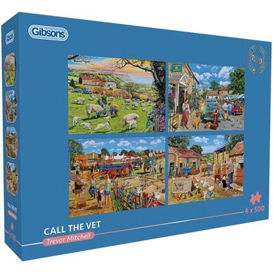 Gibsons Call the Vet 4 Puzzels - Dierenarts Thema Gibsons Call the Vet 4 Puzzels - Dierenarts Thema