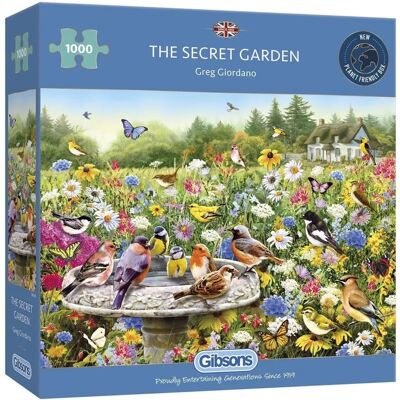Gibsons Le Jardin Secret Puzzle - 1000 Pièces - Publicité Gibsons Le Jardin Secret Puzzle - 1000 Pièces - Publicité