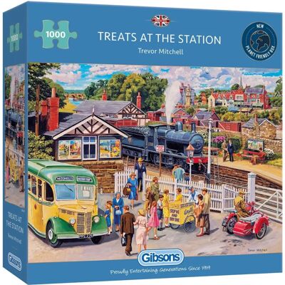 Gibsons Snacks op het Station 1000 Stukjes - Puzzel Gibsons Snacks op het Station 1000 Stukjes - Puzzel