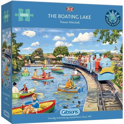 Gibsons Het Boot Lake Puzzel 1000 Stukjes Gibsons Het Boot Lake Puzzel 1000 Stukjes
