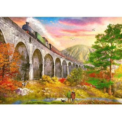 Gibsons Gibsons Crossing Glenfinnan Viaduct Puzzel - Puzzle Gibsons Gibsons Crossing Glenfinnan Viaduct Puzzel - Puzzle