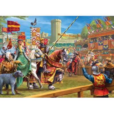 Gibsons Het toernooi in Warwick Puzzel van 1000 stukjes - Puzzel Gibsons Het toernooi in Warwick Puzzel van 1000 stukjes - Puzzel