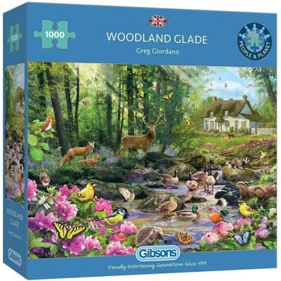 Gibsons Greg Giordano Clair de Forêt Puzzle - Puzzle - Publicité Gibsons Greg Giordano Clair de Forêt Puzzle - Puzzle - Publicité