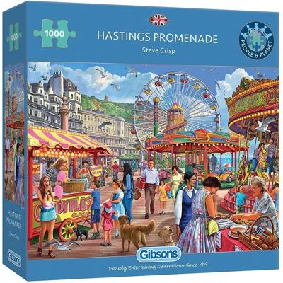 Gibsons Hastings Promenade 1000 Stukjes Puzzel - Puzzel Gibsons Hastings Promenade 1000 Stukjes Puzzel - Puzzel