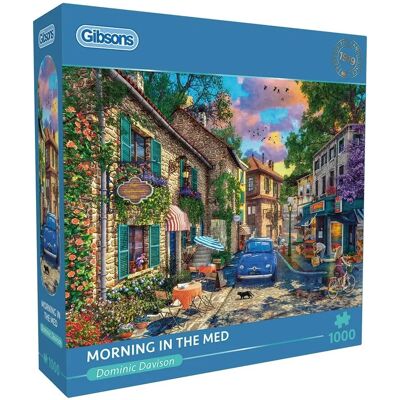 Puzzle Gibsons Morning in the Med - 1000 pièces - Publicité Puzzle Gibsons Morning in the Med - 1000 pièces - Publicité