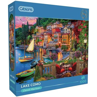 Gibsons Lake Como David Maclean 1000-delige Puzzel - Puzzle Gibsons Lake Como David Maclean 1000-delige Puzzel - Puzzle