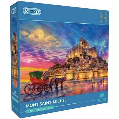 Gibsons Mont Saint Michel 1000-delige Puzzel - Puzzle Gibsons Mont Saint Michel 1000-delige Puzzel - Puzzle