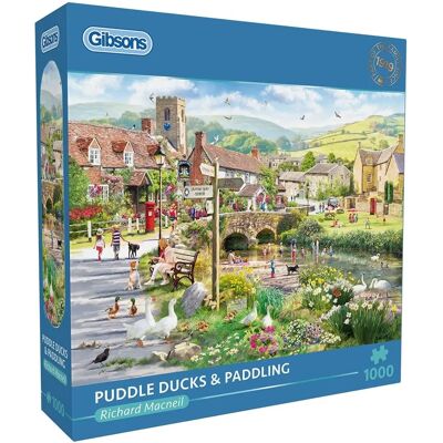 Gibsons Puddle Ducks & Paddling 1000 Stukjes Puzzel - Puzzle Gibsons Puddle Ducks & Paddling 1000 Stukjes Puzzel - Puzzle