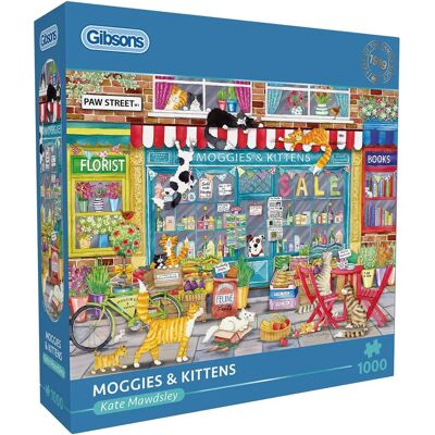 Gibsons Moggies & Kittens - 1000-delige Puzzel Gibsons Moggies & Kittens - 1000-delige Puzzel