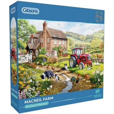Gibsons Macneil Farm 1000-delige Puzzel - Boerderij Scene Gibsons Macneil Farm 1000-delige Puzzel - Boerderij Scene