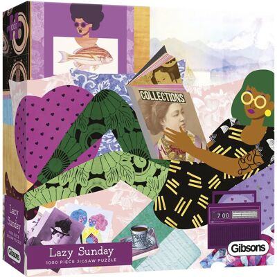 Gibsons Lazy Sunday Puzzle - 1000 Kousků - Puzzle Gibsons Lazy Sunday Puzzle - 1000 Kousků - Puzzle