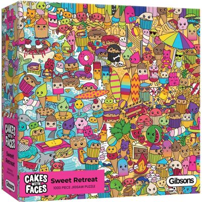 Gibsons White Logo Sweet Retreat 1000dílné puzzle Gibsons White Logo Sweet Retreat 1000dílné puzzle