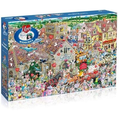 Gibsons Ik Hou van Bruiloften! Puzzel - 1000 Stukjes Gibsons Ik Hou van Bruiloften! Puzzel - 1000 Stukjes